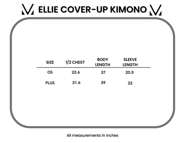 ***PRE-ORDER*** Michelle Mae Ellie Cover-Up Kimono - Lilac