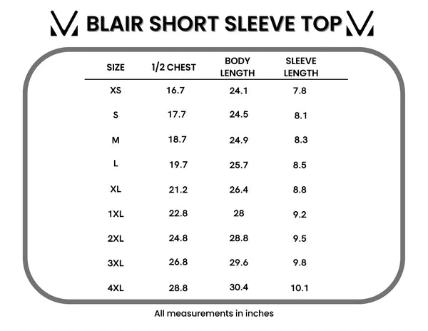 Michelle Mae Blair Short Sleeve Top - Blush