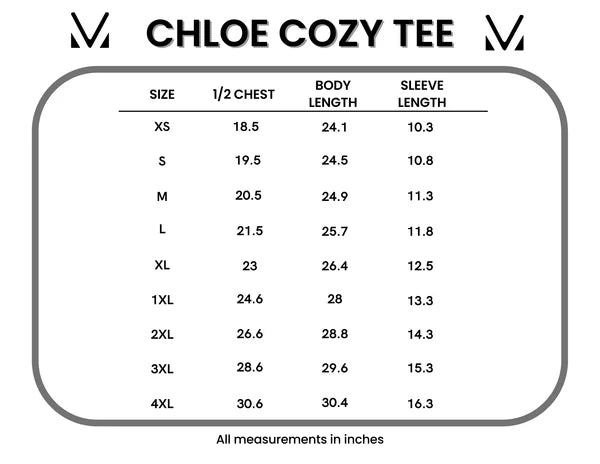 Michelle Mae Chloe Cozy Tee - Micro Pink Floral