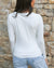 Grace and Lace Modal V-Neck Long Sleeve Tee - Ivory