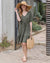 ***PRE-ORDER*** Grace and Lace Modal Waist Tie Dress - Olive