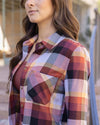 Northern Plaid Button Up Top