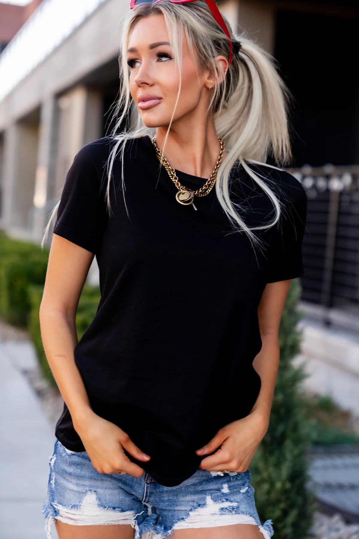 ***PRE-ORDER*** Ampersand Lulu Tee - Onyx