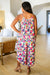 ***PRE-ORDER*** Shirley Baggy Romper with Pockets - Paint Floral (shipping mid April)