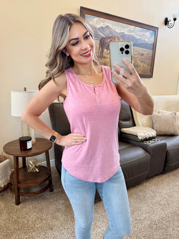 Michelle Mae  Alison Henley Tank - Rose