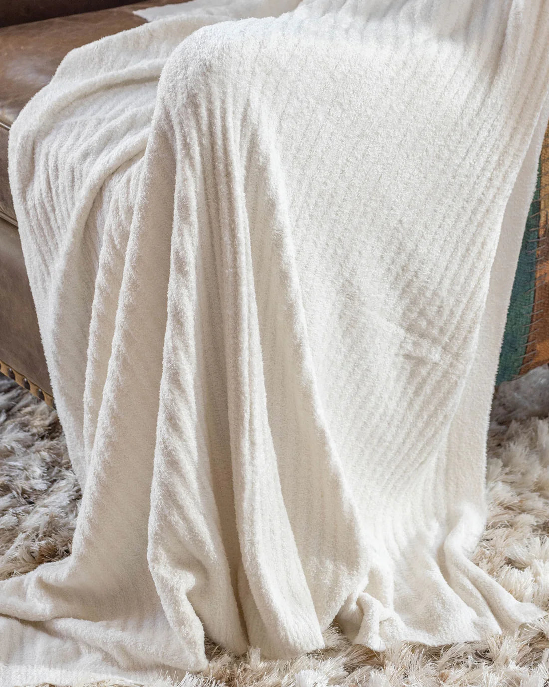 Grace and Lace Bambü™ Blanket - Snow