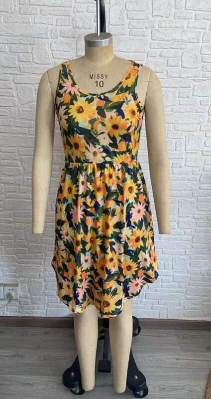 Shirley Tank Dress - Sunflower