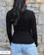 ***PRE-SALE*** Hip Length Scoop Neck Long Sleeve Brami - Black