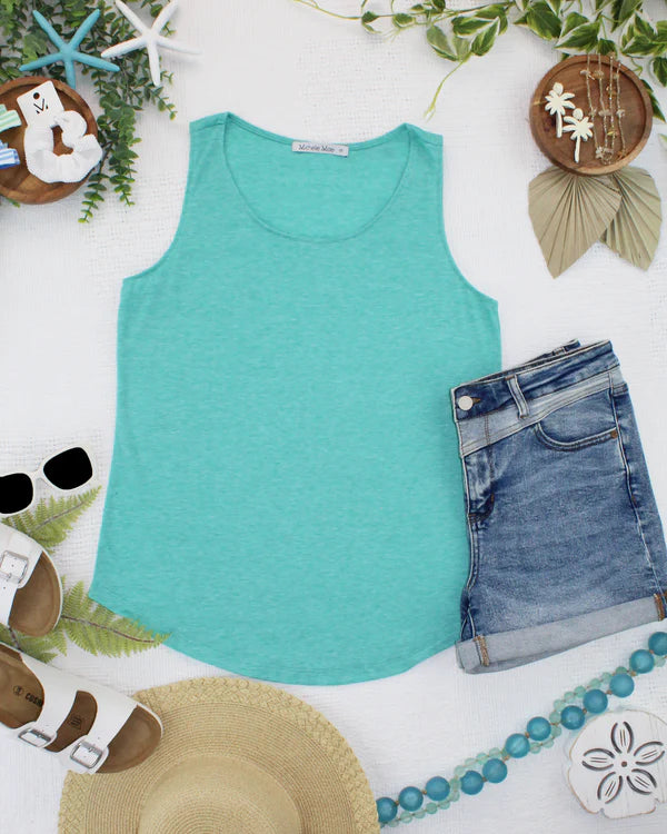 ***PRE-ORDER*** Michelle Mae Tiffany Tank - Bermuda