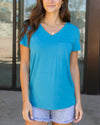 Grace and Lace True Fit Pocket Tee - Teal