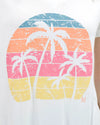 Grace and Lace VIP Favorite V-Neck Graphic Tee - Palm Trees