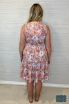 Alena Tiered Dress With Pockets - Pink Floral Dresses &amp; Skirts