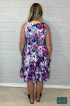 Alena Tiered Dress With Pockets - Purple Floral Dresses &amp; Skirts