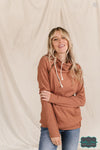 Ampersand Basic Doublehood Sweatshirt - Cedar Tops &amp; Sweaters