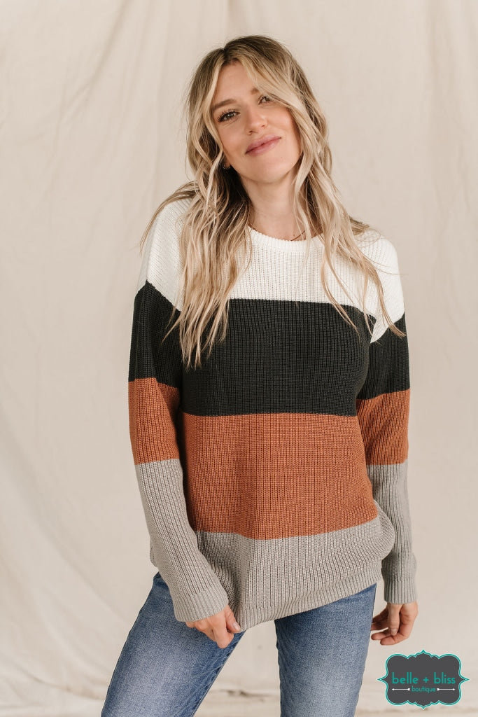 Ampersand Paige Sweater - Auburn Tops & Sweaters