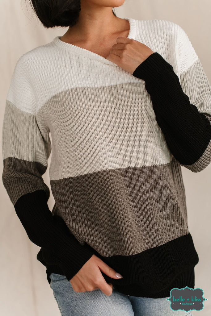 Ampersand Paige Sweater - Slate Tops & Sweaters