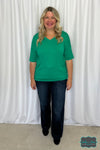 Andie Essential Top - Kelly Green Tops &amp; Sweaters