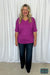 Andie Essential Top - Magenta Tops & Sweaters