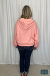 Avril Cozy Zip Up Hoodie - Petal Pink Tops &amp; Sweaters