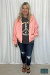 Avril Cozy Zip Up Hoodie - Petal Pink Tops &amp; Sweaters