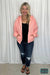 Avril Cozy Zip Up Hoodie - Petal Pink Tops & Sweaters