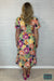 Dahlia Puff Sleeve Floral Midi Dress With Pockets Dresses & Skirts