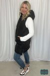 Eloise Puffer Vest - Black Outerwear