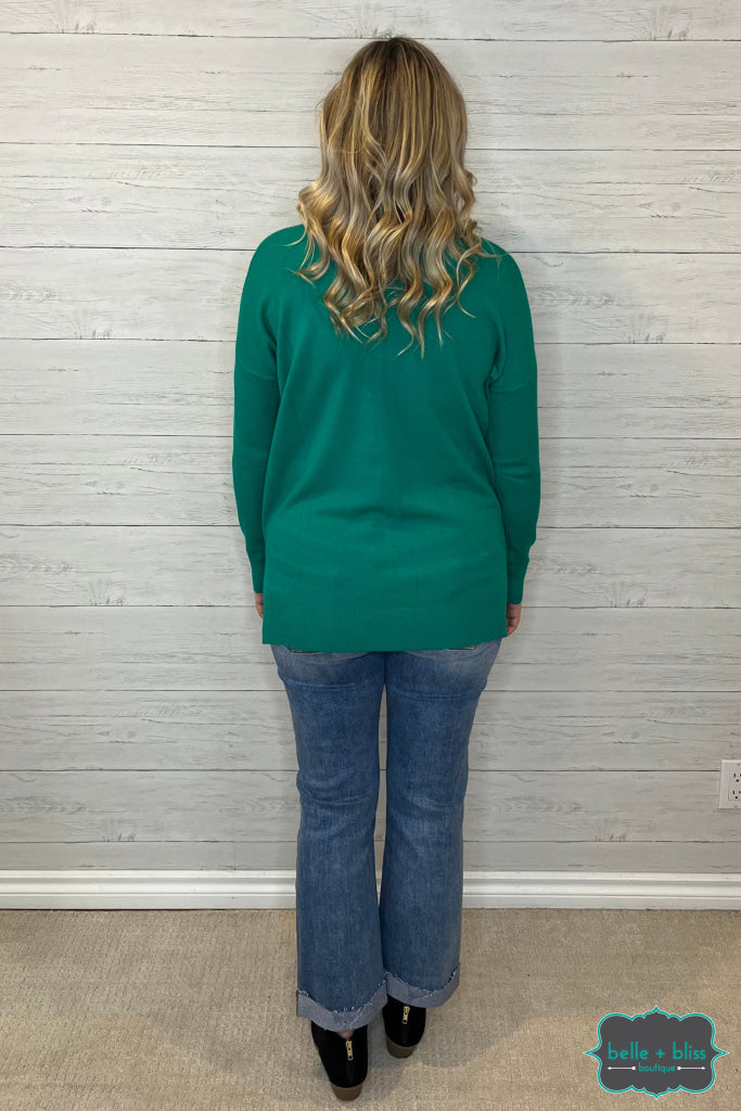 Evelyn Sweater - Kelly Green Tops & Sweaters
