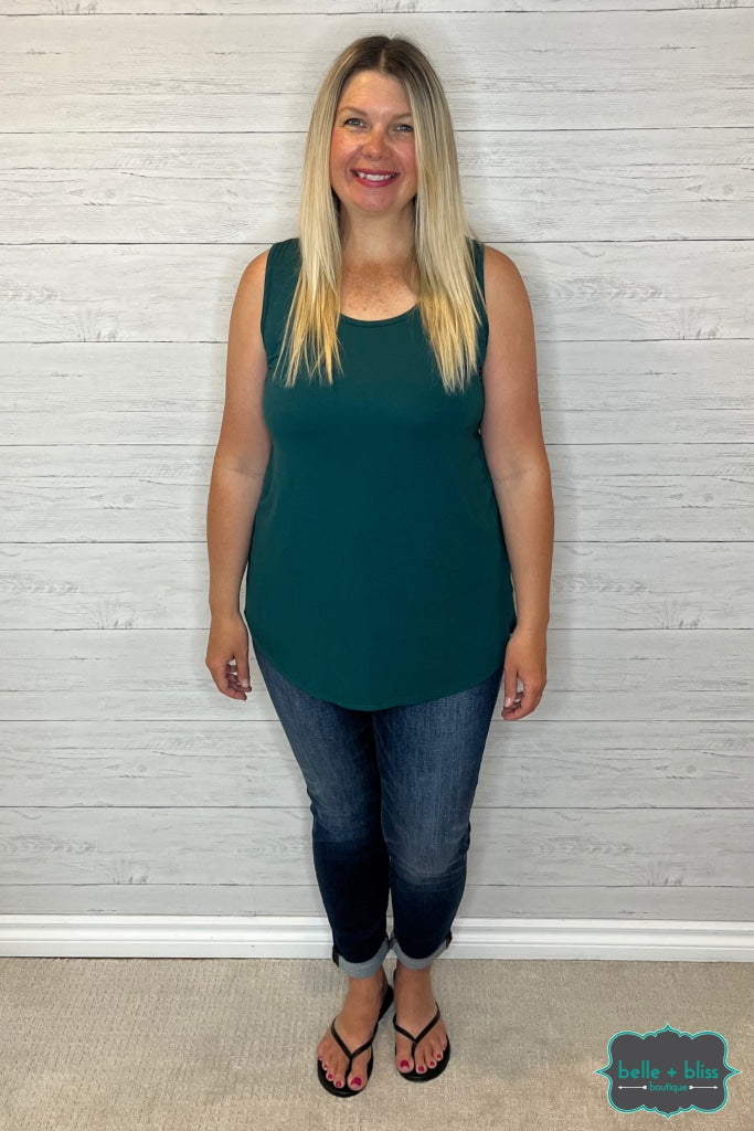 Evie Tank - Ranger Green Tops & Sweaters