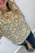 Freya Floral Smocked Top - Mustard Tops & Sweaters