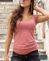 Grace And Lace Reversible Perfect Fit Tank - Standard Length Sunset Tops &amp; Sweaters