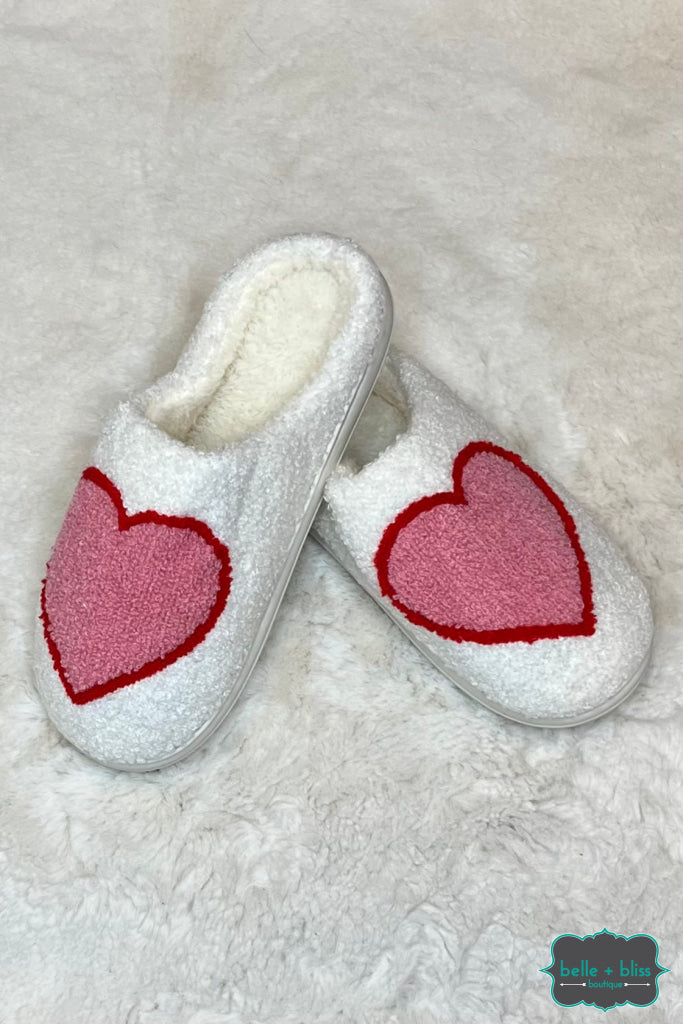 Heart Slippers - Pink Accessories