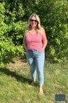 Judy Blue Marley Mid Rise Non Distressed Boyfriend Jeans - Light Wash Bottoms