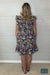 Juliana Floral Babydoll Dress - Navy Dresses & Skirts