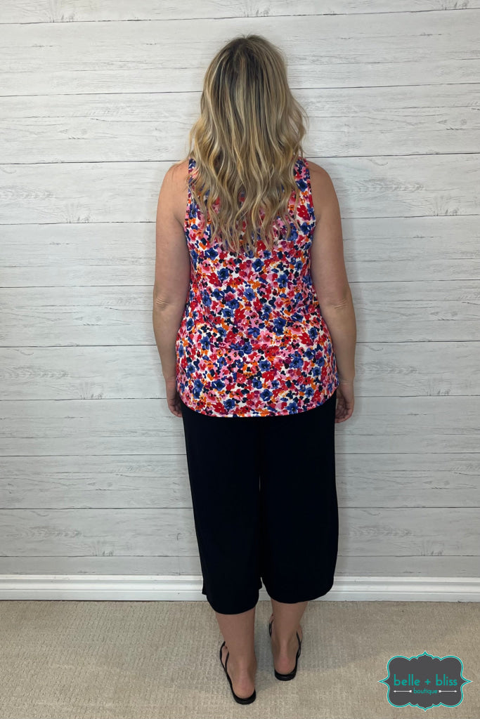 Kalli Floral Tank - Pink Tops &amp; Sweaters