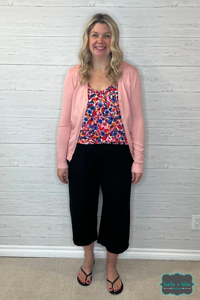 Kalli Floral Tank - Pink Tops & Sweaters