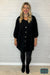 Lara Babydoll Sweater Dress/Tunic - Black Dresses & Skirts