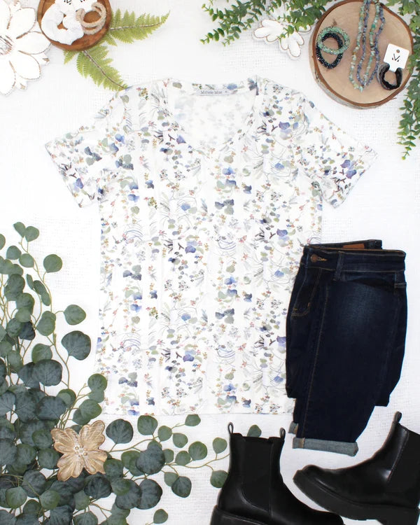 ***PRE-ORDER*** Michelle Mae Sophie Tee - Olive Meadow