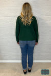 Martha Button Cardigan - Dark Green Tops &amp; Sweaters