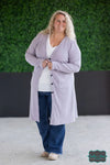 Michelle Mae ’Colbie’ Ribbed Cardigan - Lavender Tops &amp; Sweaters