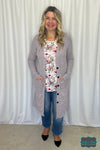 Michelle Mae ’Colbie’ Ribbed Cardigan - Lavender Tops &amp; Sweaters