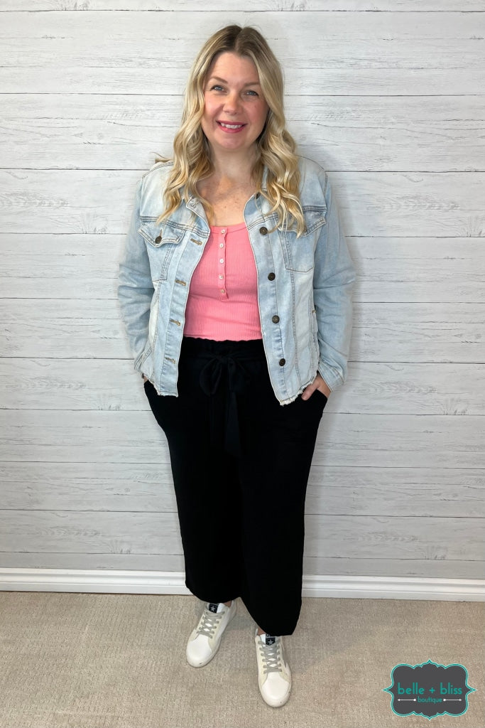 Mira Henley Tank - Bubblegum Tops &amp; Sweaters