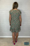 Nora Floral Dress With Pockets - Green Dresses &amp; Skirts