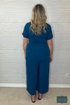 Polly Button Jumpsuit - Dark Teal Dresses &amp; Skirts