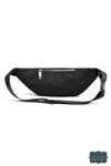 Quilted Multi Pocket Belt Bag - Black Accessories