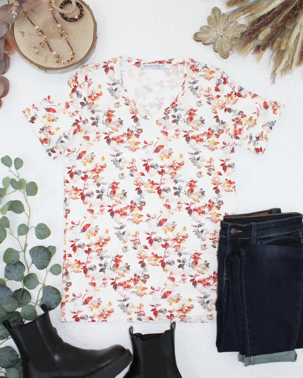 ***PRE-ORDER*** Michelle Mae Sophie Tee - Autumn Watercolour