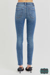 Risen ’Brady’ Tummy Control High Rise Skinny Denim - Mid Wash Bottoms