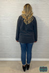 Sarah Corded Pullover - Charcoal Tops &amp; Sweaters