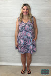 Tricia Paisley Sleeveless Dress - Charcoal Dresses &amp; Skirts