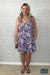 Tricia Paisley Sleeveless Dress - Charcoal Dresses & Skirts